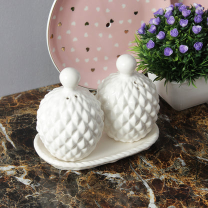 Large Pineapple Salt & Pepper Shakers with Stand Default Title