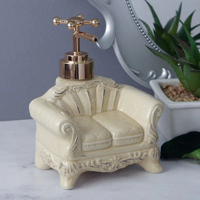 Vintage Sofa Soap Dispenser | 250ml | Multiple Colors Creamy Beige