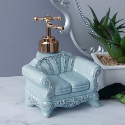 Vintage Sofa Soap Dispenser | Multiple Colors Turquoise Blue