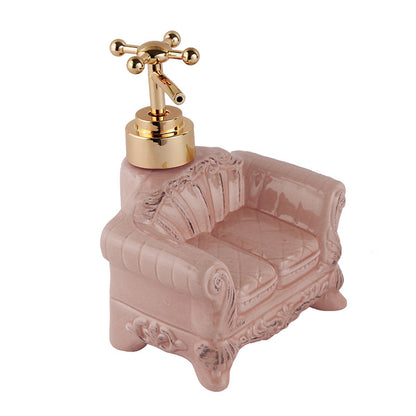 Vintage Sofa Soap Dispenser | 250ml | Multiple Colors Baby Pink