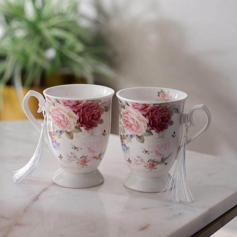 Vintage Roses Teacups  | Set of 2 Default Title