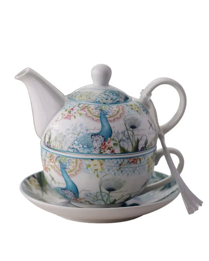 Regal Peacock Kettle or Teacup & Saucer Set