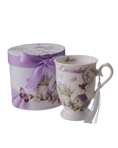 Countryside Lavender Teacup | Set of 2