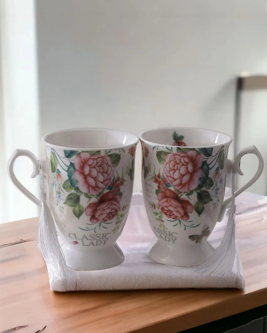 Vintage Teacups | Set of 2 | 350 ML