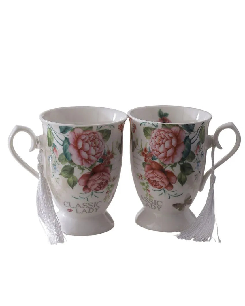 Vintage Teacups | Set of 2 | 350 ML