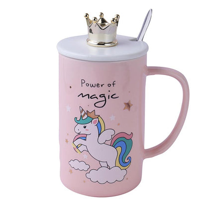 Pastel Pink Unicorn  Power of Magic Mug | 400ml Default Title