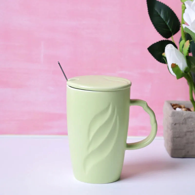 Tall Pastel Coffee Mug | Multiple Colors Green