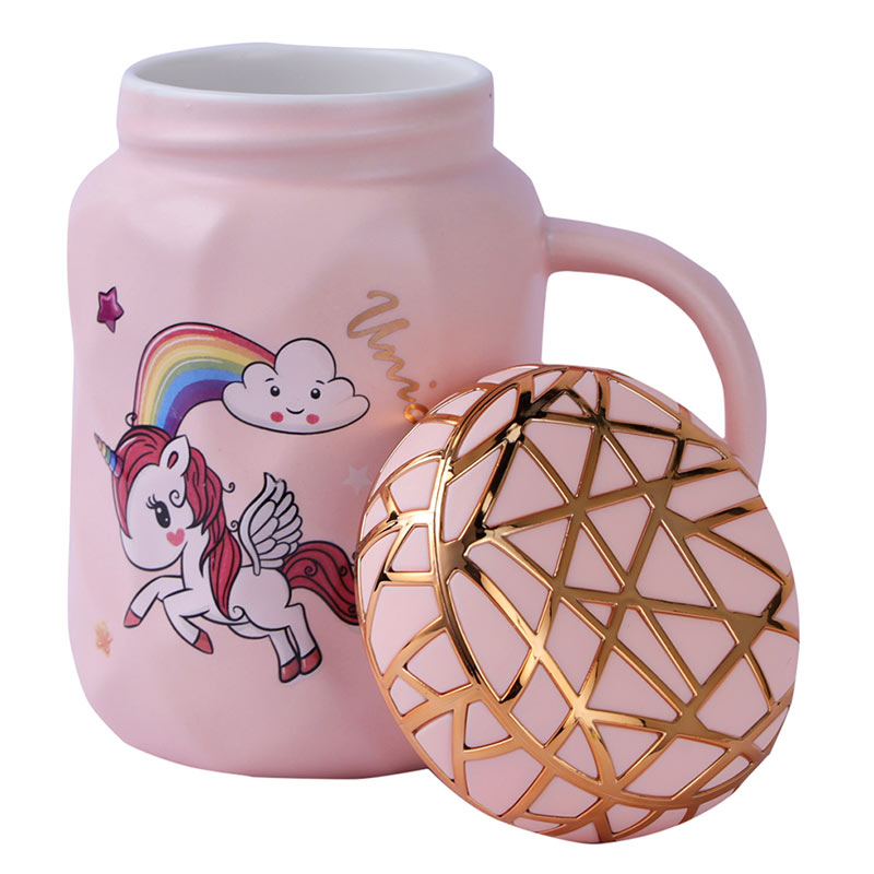 Unicorn Pastel Pink Mason Cloud Jar | 400ml Default Title