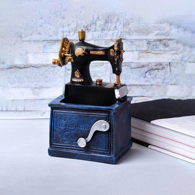 Vintage Resin Sewing Machine Decoration Accent