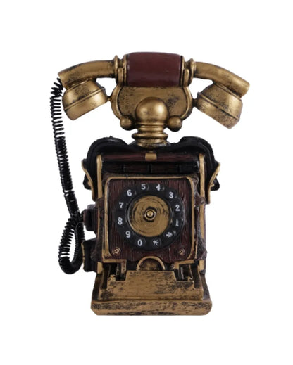 Vintage Telephone Tabletop Decor Showpiece