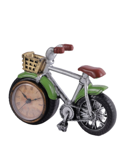 Bicycle Clock Tabletop Showpiece