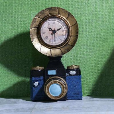 Vintage Colorful Camera Clock