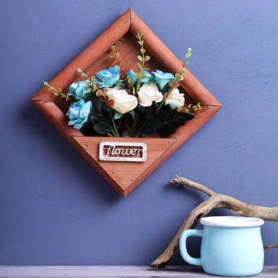 Brown Victoria Wall Hanging Flower Frame Default Title