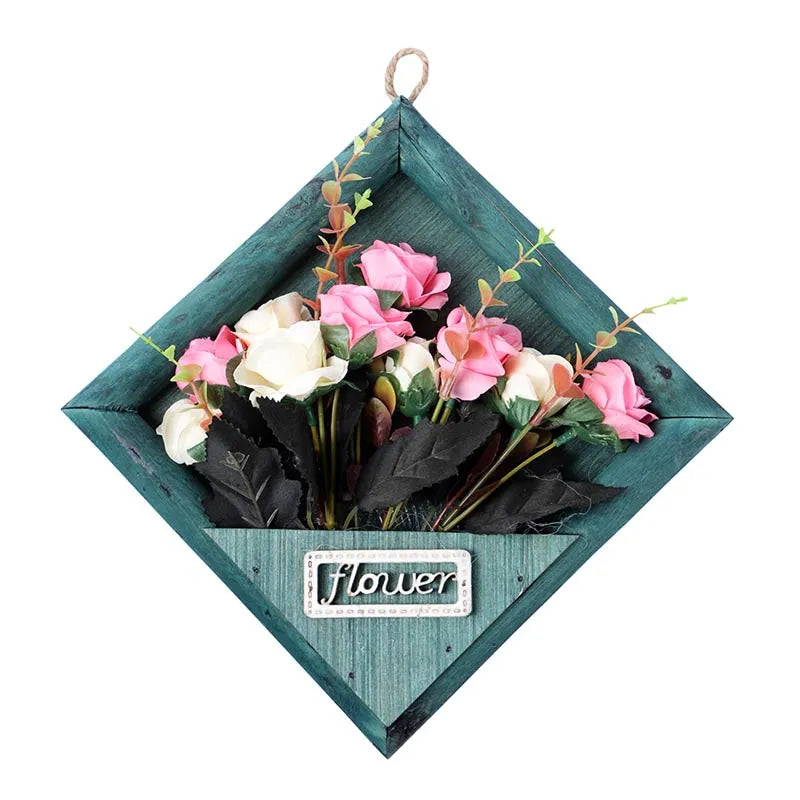Green Wall Hanging Flower Frame Dusaan