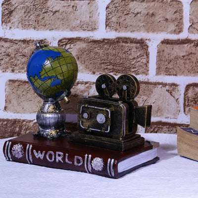 Filmmaker's Brown Globe Tabletop Accent Default Title