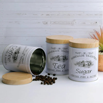 Homemade Tradition Vintage Storage Canisters | Set of 3 Default Title