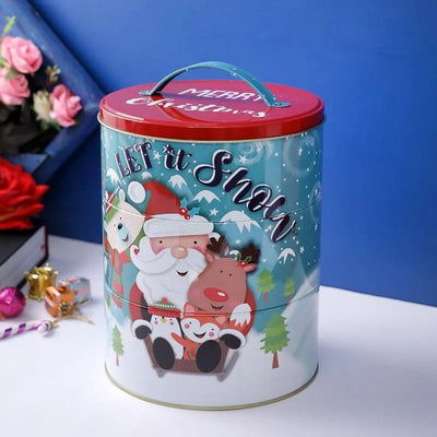 Large Blue Christmas Storage Container Default Title