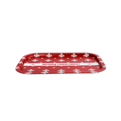 Merry Christmas Red Tray | Set Of 2 Default Title