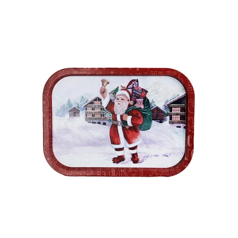 Vintage Santa Claus Tray | Set Of 2 Default Title