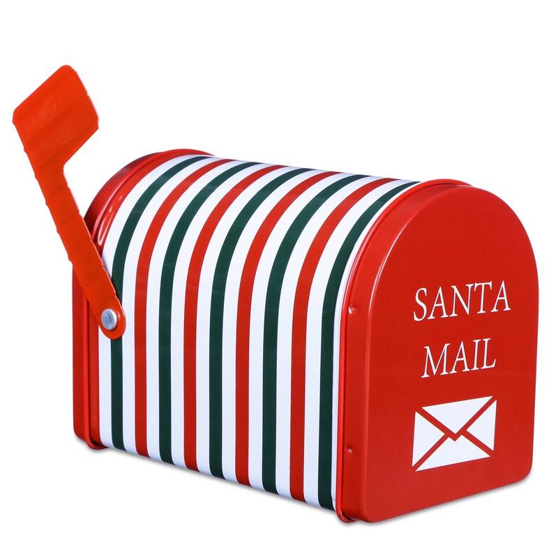 Christmas Stripes Mini Post Box Default Title