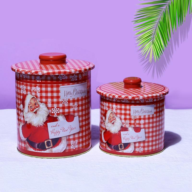 Vintage Santa Claus Canisters | Set Of 2 Default Title