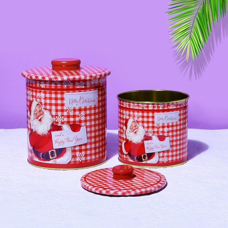 Vintage Santa Claus Canisters | Set Of 2 Default Title