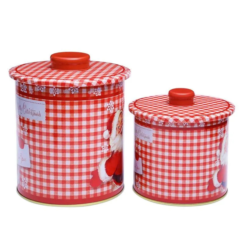 Vintage Santa Claus Canisters | Set Of 2 Default Title