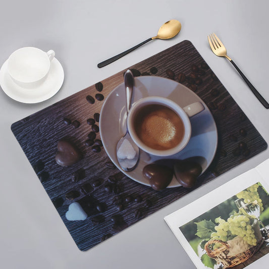 Black Hearts Coffee Tablemats | Set of 6 Default Title