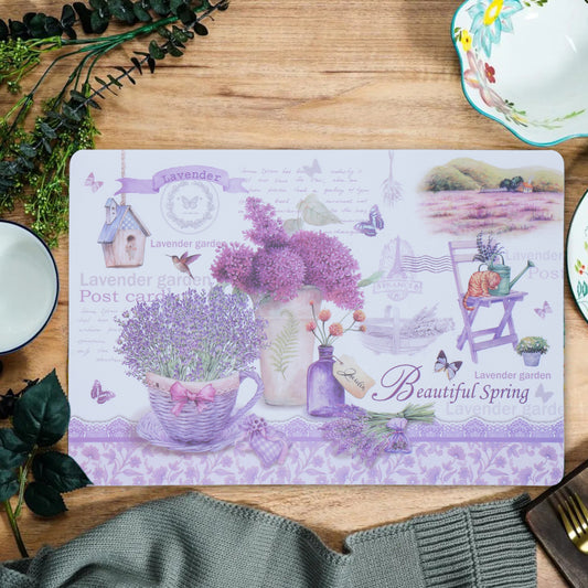 Lavender Vase Tablemats | Set of 6 Default Title