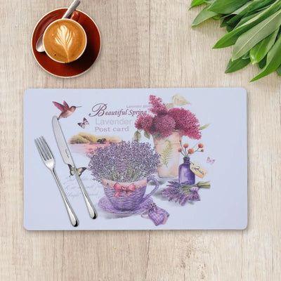 Lavender Basket Tablemats | Set of 6 Default Title