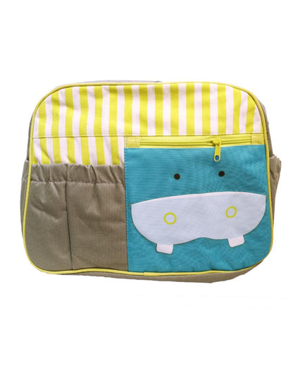 Rhino Baby Diaper Polyester Tote Bag | 17 x 12 inches