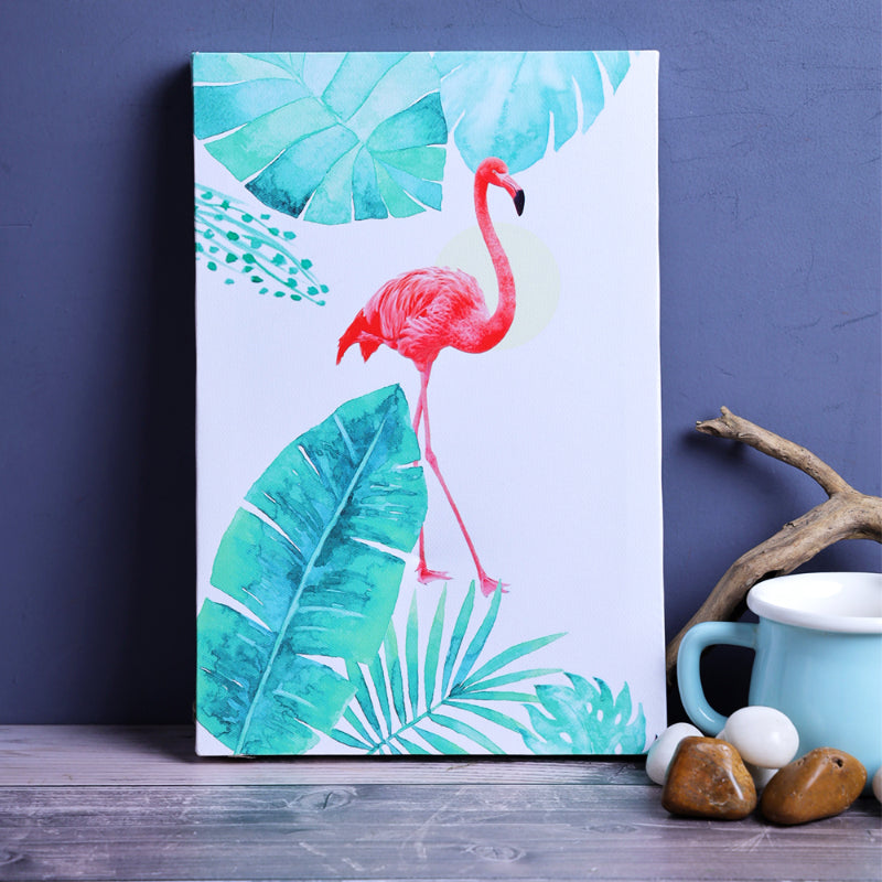 Tropical Flamingo Borderless Frame Default Title
