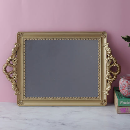 Antique Decorative Mirror Tray Default Title