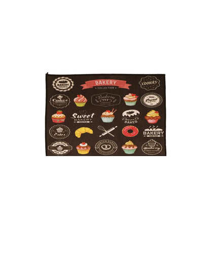 Bakery Collection Nylon Kitchen Floor Mats | Set of 2