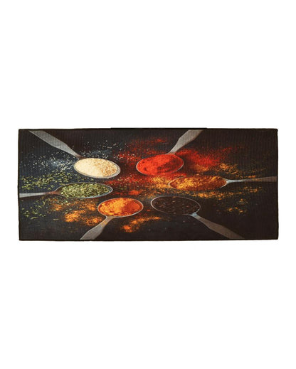 Splashing Spices Nylon Kitchen Floor Mats | Set of 2