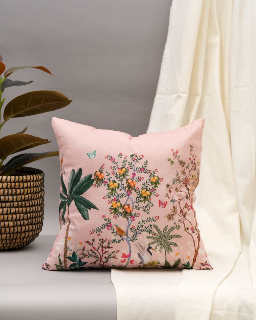 Blossoming Tranquility Cushion Cover | 16 x 16 inchess