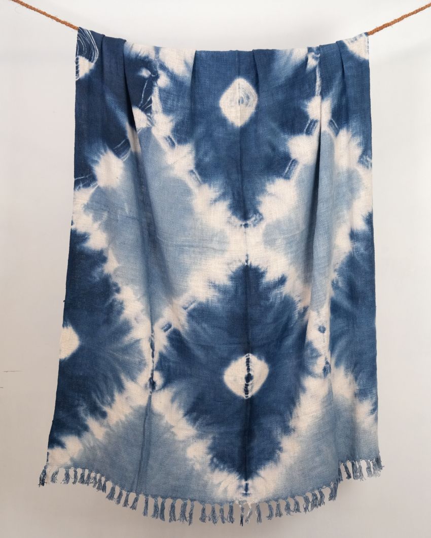 Diamond Tie Dye Throw | 50 x 60 inches