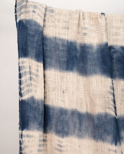 Indigo Wave Tie Dye Throw | 50 x 60 inches