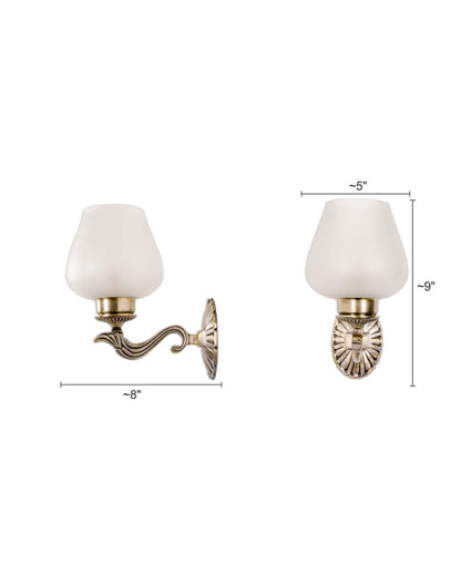 Allure Small Aluminium Single Wall Sconce