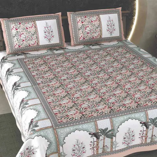 Anika Color Bedding Set | Double Size Beige
