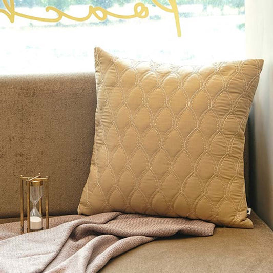 Sand Archway Quilted Cushion Cover | 12 inch, 16 inch, 20 inch 12 x 12 Inch