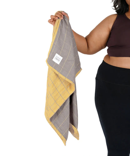 Banana Dual Bath Towel for Face & Body
