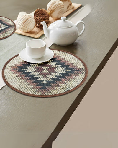 Chic Aztec Design Placemats | Set of 2 | 13 inches