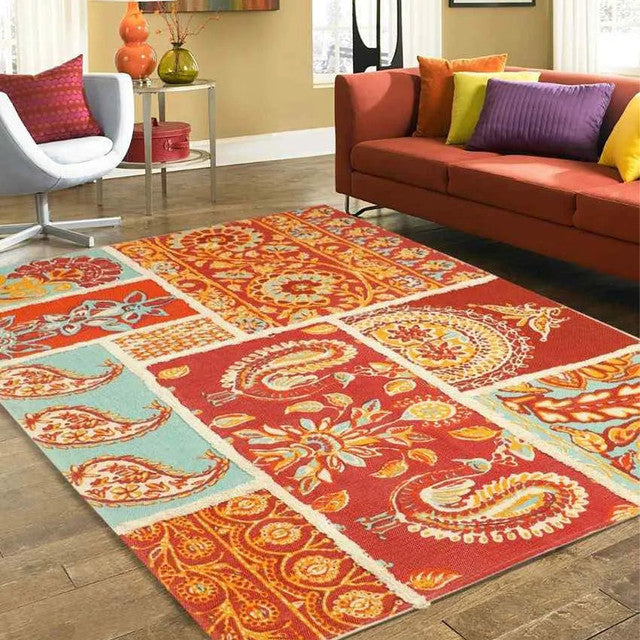 Lal Bagh Printed Cotton Carpet | 67 x 47 inches