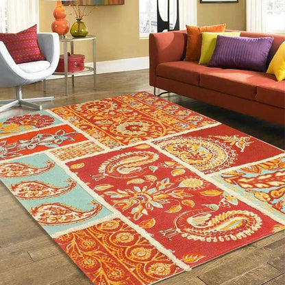 Lal Bagh Printed Cotton Carpet | 67 x 47 inches