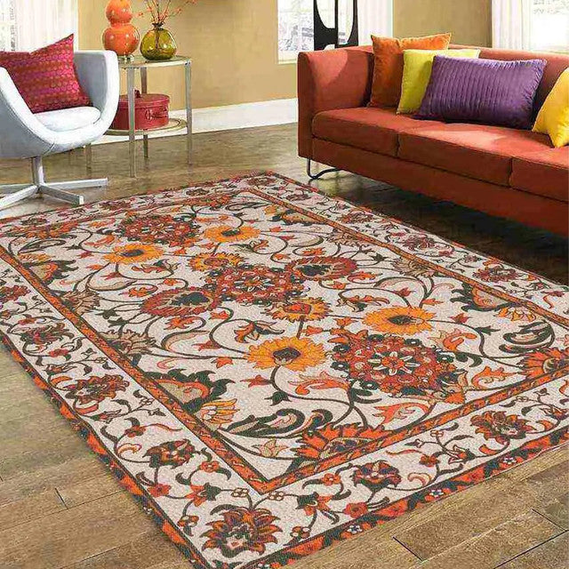 Jaisalmer Printed Cotton Carpet | 67 x 47 inches