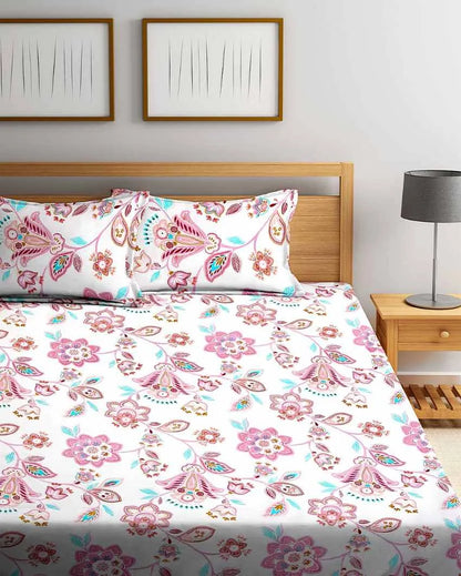 Gulfaam Cotton Bedsheet Set | 106 x 91 inches