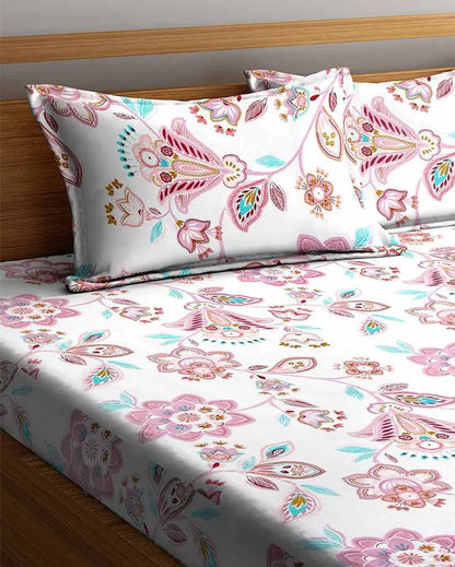 Gulfaam Cotton Bedsheet Set | 106 x 91 inches