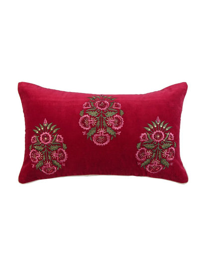 Arabesque Cotton Cushion Cover | 20 x 12 inches