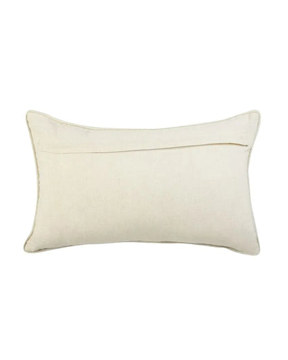 Arabesque Cotton Cushion Cover | 20 x 12 inches